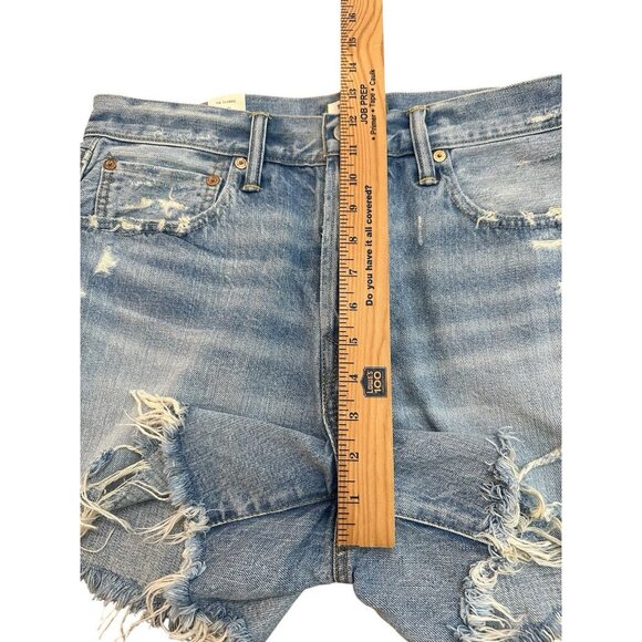 AE77 The Classic Cut Off Jean Shorts Size 31 NWT $148 Premium Denim - Picture 7 of 8